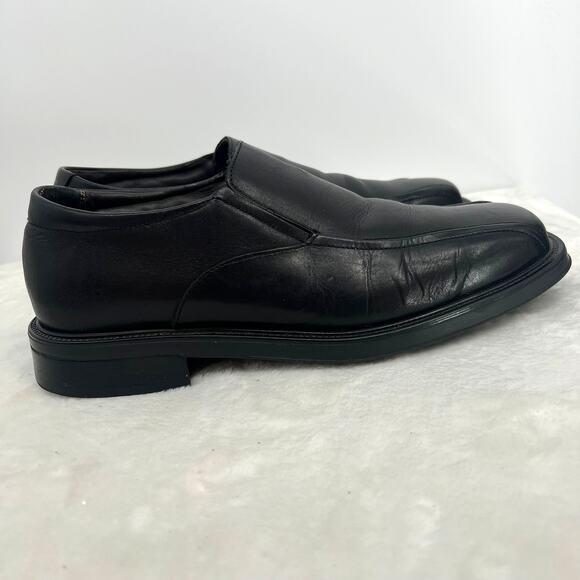 VENTURINI Dorino Men\'s Italian Black Leather Loafers 9.5M  Office Academia Event main image 8